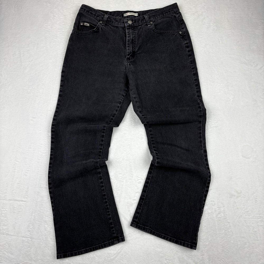 Lee Relaxed Bootcut Jeans Women's 12 Light Festival Wash Fade CB4-36